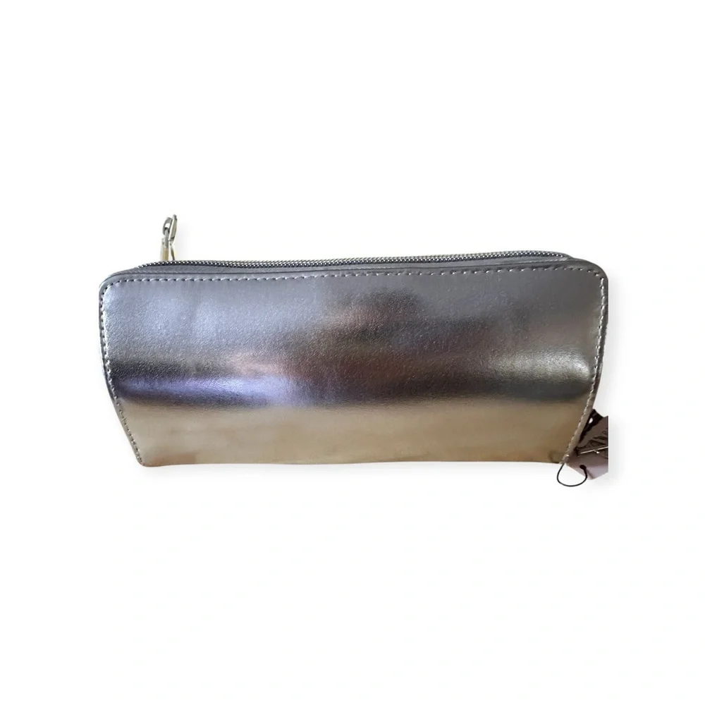NWT Victoria's Secret Silver Wallet - Picture 2 of 5